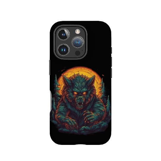 A mythical creature Werewolf IPhone Cases