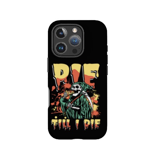 Pie till i die | cupcake & cookies grim reaper IPhone Cases