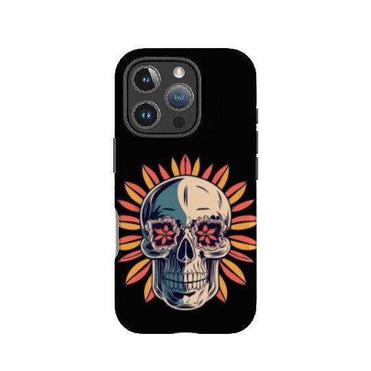 Vintage Aboriginal Skull IPhone Cases
