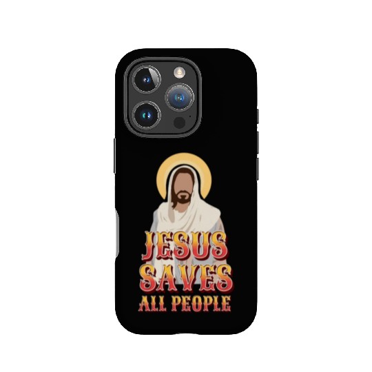 Jesus Saves All People IPhone Cases
