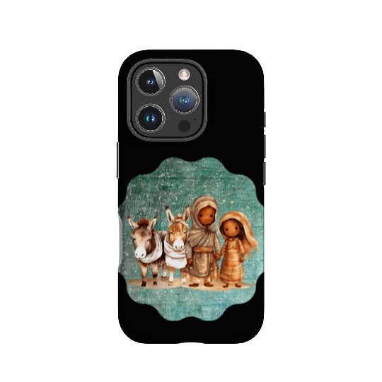 Christmas Nativity Scene Shepherds and Sheep IPhone Cases