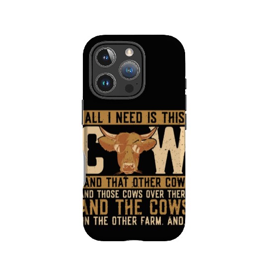 Cattle Farming All I Need Is This Cow Dairy Farmer IPhone Cases