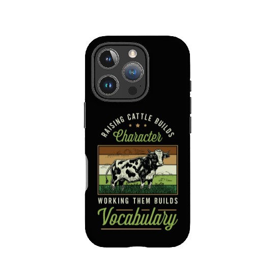 Cattle Farming Raising Cattle Builds Dairy Farmer IPhone Cases