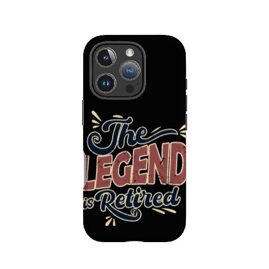 This Legend is retired - retirement look IPhone Cases