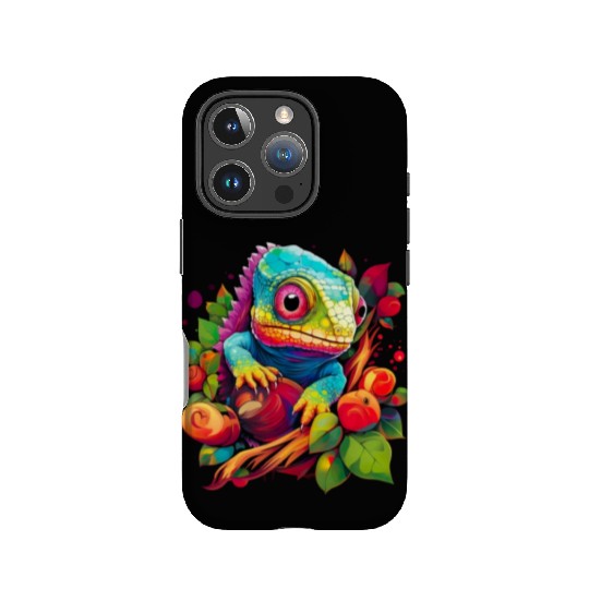 Cute Chameleon for Lizard Pet Lover IPhone Cases