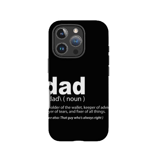 DAD Definition Funny Dad Gift Fathers Day Present IPhone Cases