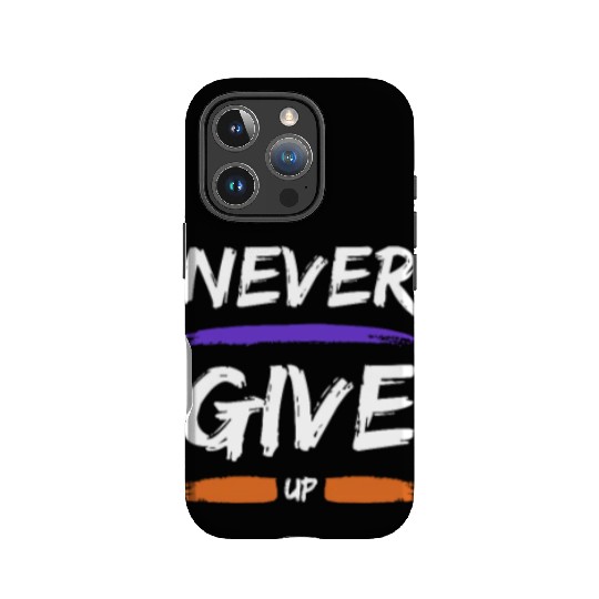 Resilience Threads: Never Give Up Apparel IPhone Cases