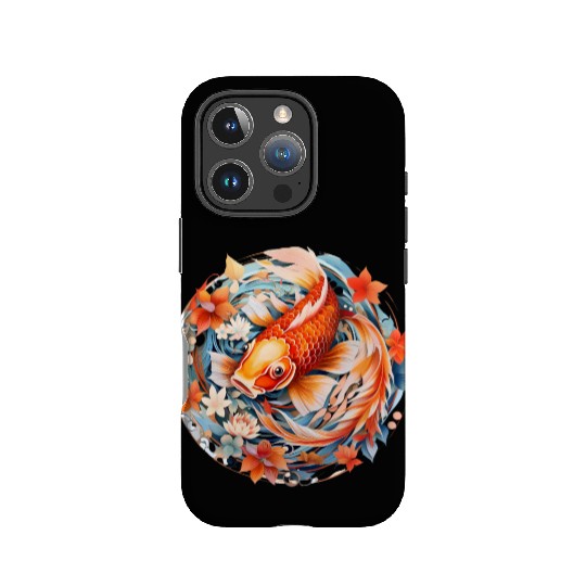 Koi Fish Mandala Art IPhone Cases