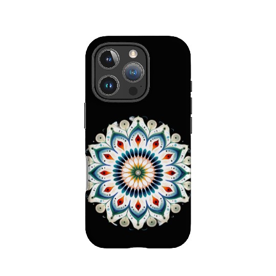 Peacock Mandala Pattern Art IPhone Cases