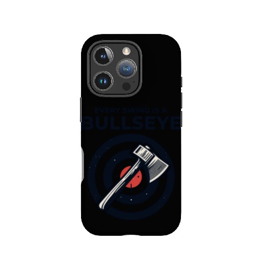 Axe Throwing Axe Thrower Lumberjack Funny Bullseye IPhone Cases