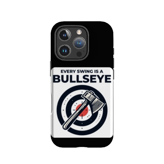 Axe Throwing Axe Thrower Lumberjack Funny Bullseye IPhone Cases