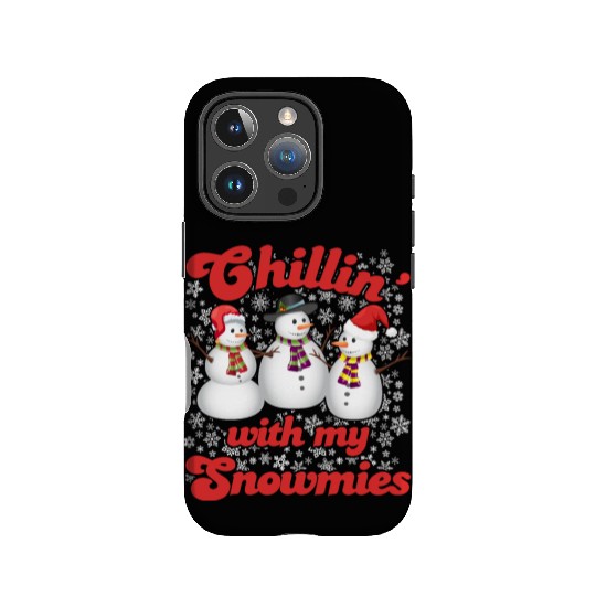 Snowmen Chilling with my Snowmies Winter IPhone Cases