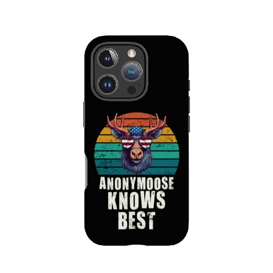 Anonymoose Knows Best Cool Moose IPhone Cases
