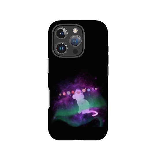 Music Space Cat IPhone Cases
