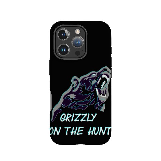 Grizzly On The Hunt IPhone Cases