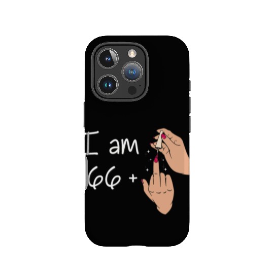 I Am 66 + 1 Middle Finger IPhone Cases I Am 66 Plus,