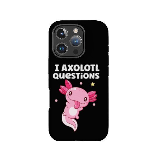 I Axolotl Questions Axolotl funny Axolotl Retro IPhone Cases