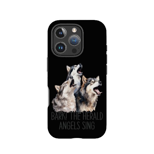 Huskies Bark Angels Sing IPhone Cases