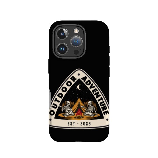 Outdoor Adventure Camper Camping Campfire Tent IPhone Cases