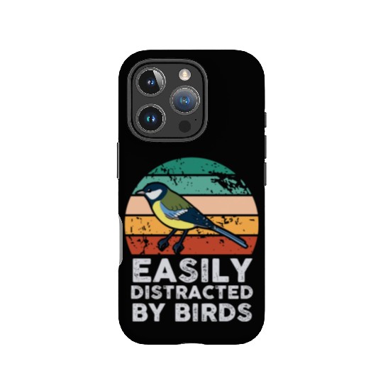 Easily Distracted By Birds Bird Lover IPhone Cases