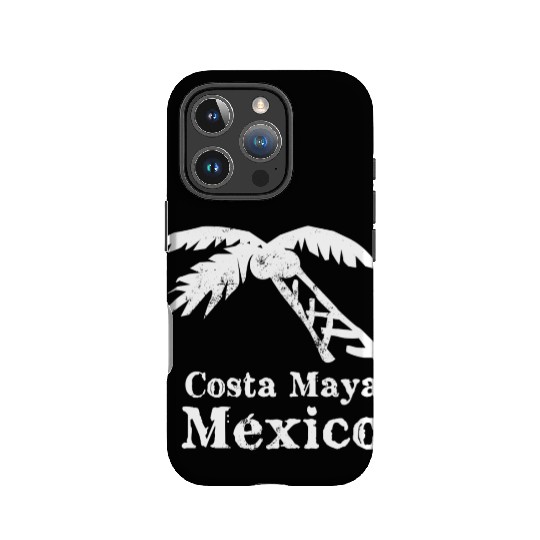 Costa Maya Mexico Palm Tree Vacation Trip Beach Me IPhone Cases