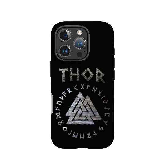 Thor Mjolnir Valknut Vikings Runes IPhone Cases