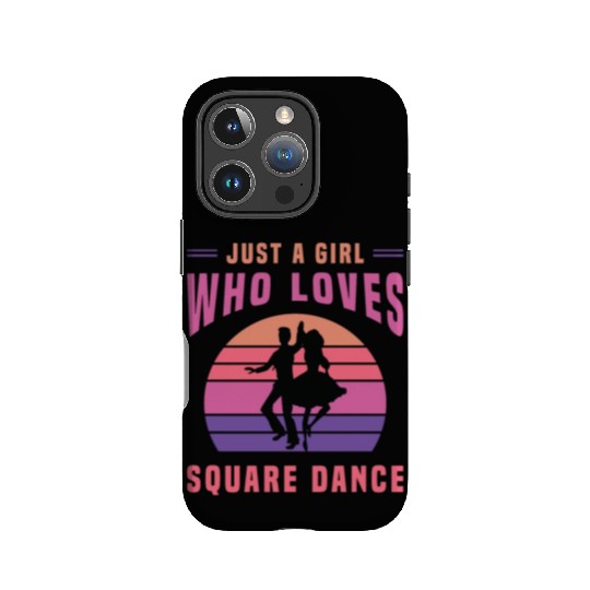 Square Dancing Just A Girl Who Loves Country Music IPhone Cases