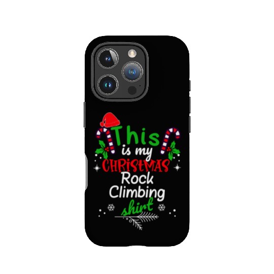This is my Christmas Rock Climbing IPhone Cases