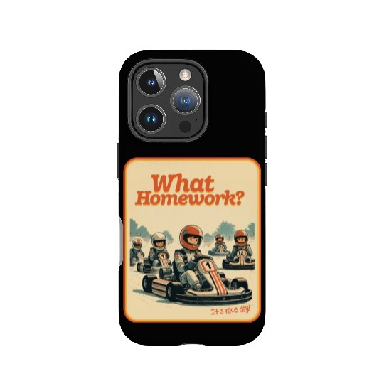 What Homework? It’s Race Day! IPhone Cases