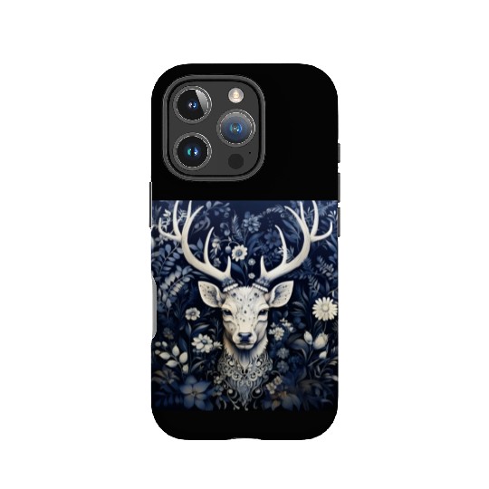 Enchanted Forest Deer Winter Bloom IPhone Cases