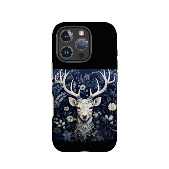 Enchanted Forest Deer Winter Bloom IPhone Cases