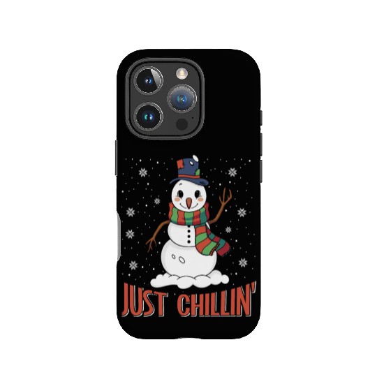 Snowmen Just Chillin' Winter Time Snow IPhone Cases