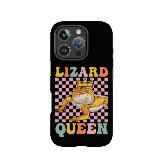 Groovy Bearded Dragon Girl Lizard Lover IPhone Cases
