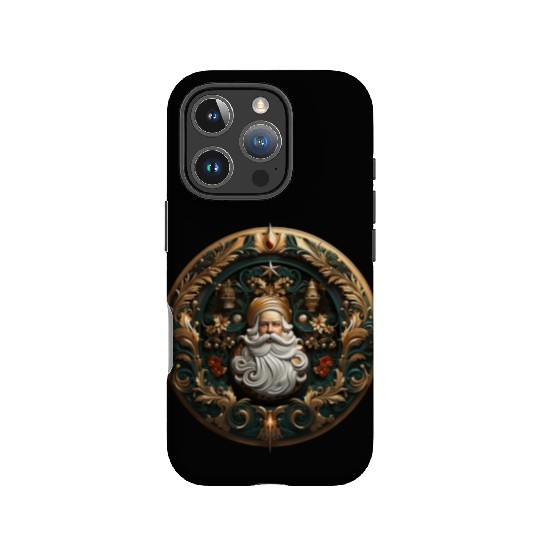 3D christmas sticker circle symmetrical IPhone Cases