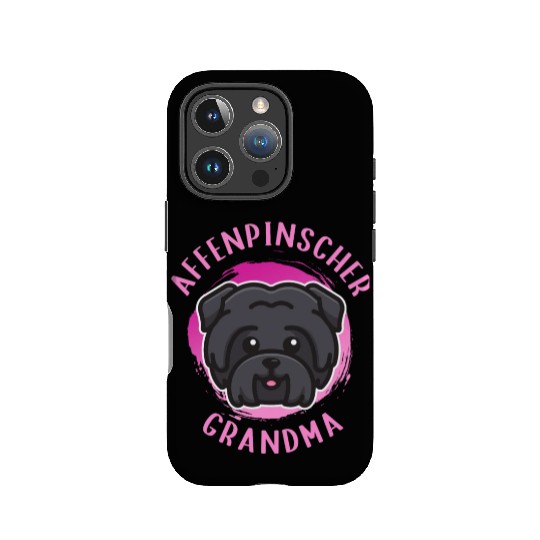 Affenpinscher Grandma Monkey Terrier Dog IPhone Cases
