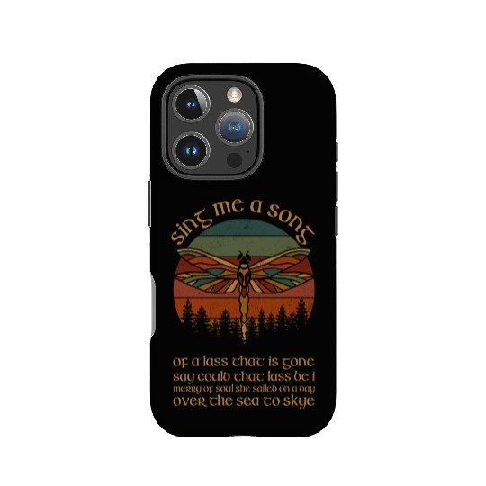 Outlander Theme Sing Me A Song Trees Dragonfly IPhone Cases