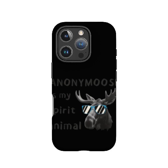 Anonymoose Is My Sprit Animal Cool Moose IPhone Cases