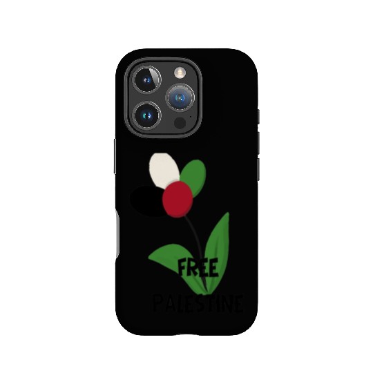 Free Palestine,Flag-colored rose ,watermelon color IPhone Cases