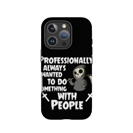 Grim Reaper Funny, Professional With People IPhone Cases