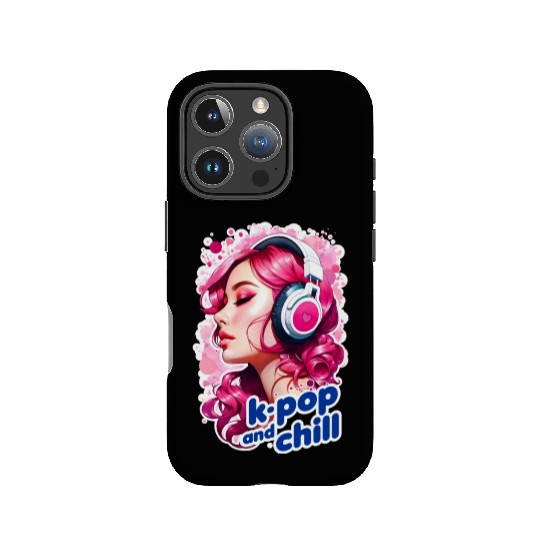 K-POP AND CHILL, anime kawaii clothes IPhone Cases