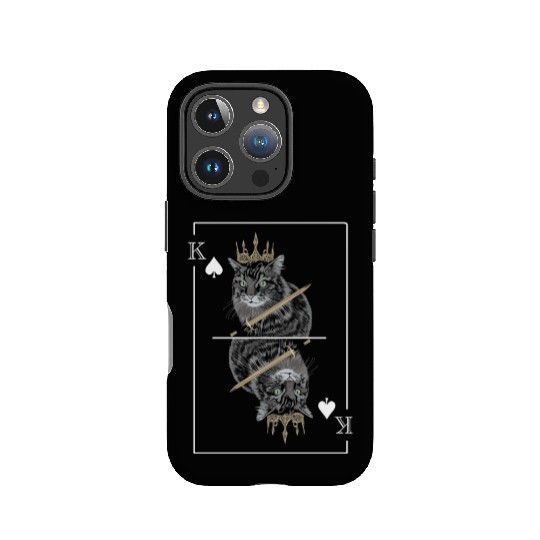 Cat Spades King Playing Card Cat Daddy Cat Mom IPhone Cases