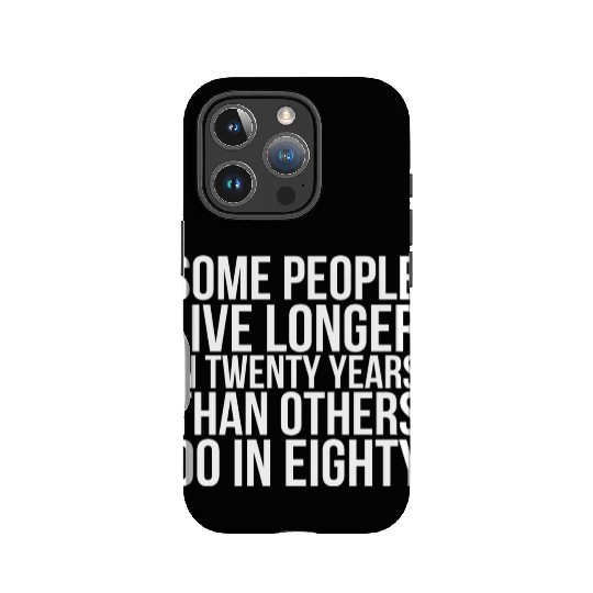 doctor who quotes ,some people live longer IPhone Cases
