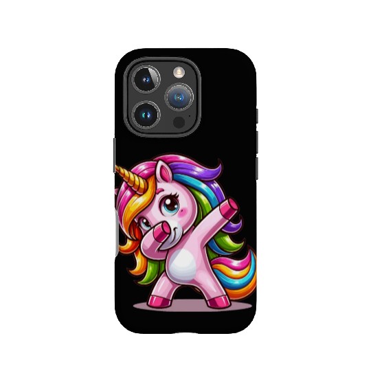 Dabbing Unicorn Dab Move Dancing Rainbow Unicorn IPhone Cases