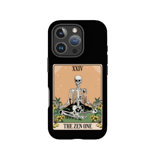 Funny Tarot Card Yoga Meditation Zen IPhone Cases