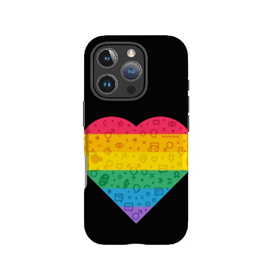 Rainbow Heart IPhone Cases