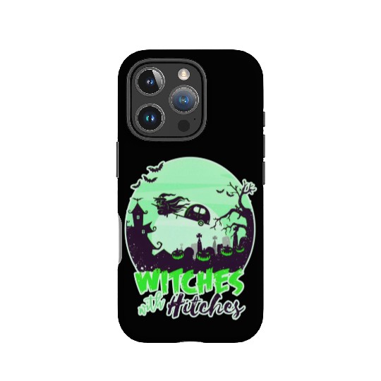 Witches With Hitches Halloween Camg Caravan Moon W IPhone Cases