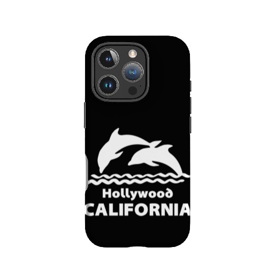 Hollywood California Dolphins Souvenirs Gifts IPhone Cases