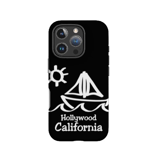 Hollywood California Sailboat Souvenirs Gifts IPhone Cases