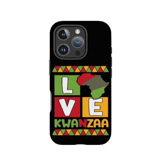 Happy Kwanzaa Vibes Black Heritage Holiday IPhone Cases