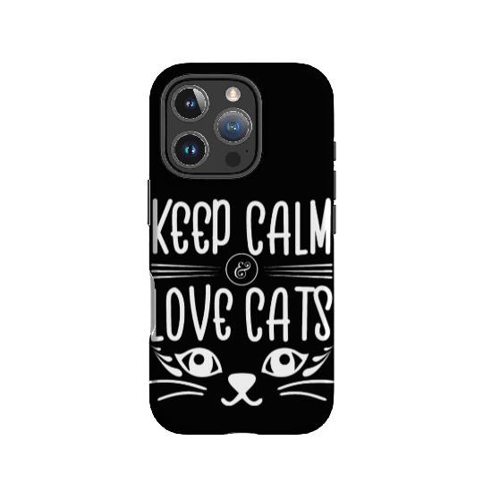 Keep Calm And Love Cats IPhone Cases